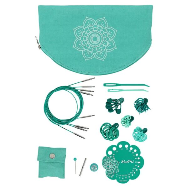 Estuche agujas circulares intercambiables 8cms the mindful collection - Imagen 2