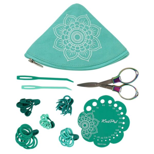 estuche agujas circulares fijas 25cm knit pro - Imagen 2