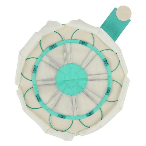 estuche agujas circulares fijas 25cm knit pro